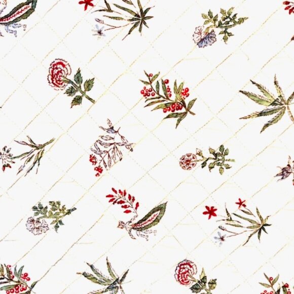 Vintage en fil d'Indienne quilt - Picture 3 of 9